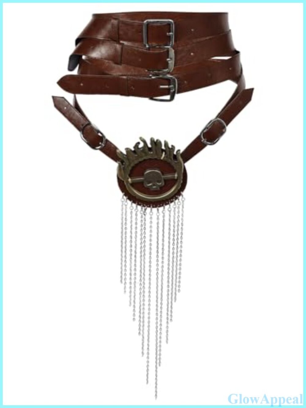 Faux Leather Renaissance Cosplay Belt Costume Accessory for Halloween